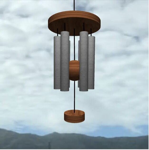 Image of a Wind Chime taken from Ultra Windchimes Pro, one of David Mann's apps